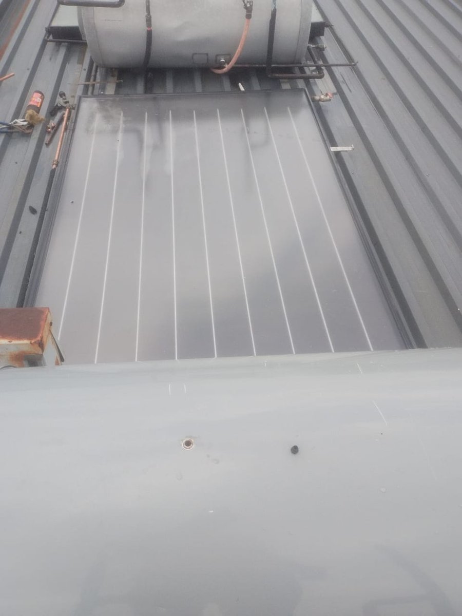 Geyser with Copper Piping